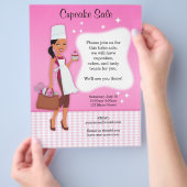 プロフェッショナルおもしろいベーキングベイクセールカスタムフライヤー チラシ (手)