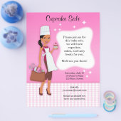 プロフェッショナルおもしろいベーキングベイクセールカスタムフライヤー チラシ (シングル)