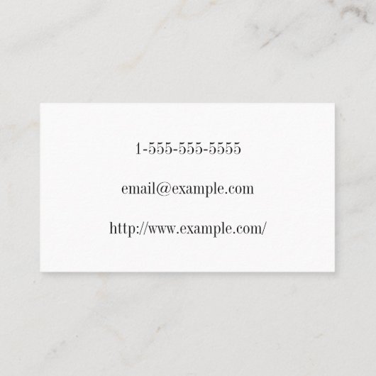 プロフェッショナルおよびシンプルアーキテクトの名刺 名刺 (裏面)