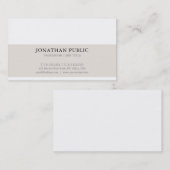 プロフェッショナルお洒落クリエイティブモダントレンディー 名刺 (正面/裏面)