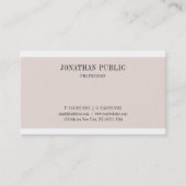 プロフェッショナルお洒落グラフィックデザインプスタイリッシュラン 名刺 (正面)
