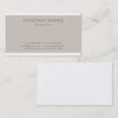 プロフェッショナルお洒落グラフィックデザインモダンラグジュアリー 名刺 (正面/裏面)