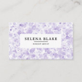 プロフェッショナルお洒落シックなミニマルデザインとQR 名刺 (正面)