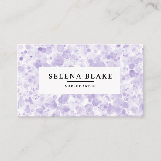 プロフェッショナルお洒落シックなミニマルデザインとQR 名刺 (正面)