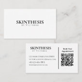 プロフェッショナルお洒落ミニマリストラグジュアリー気にスキン 名刺 (正面/裏面)