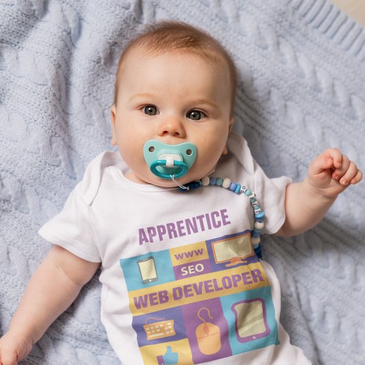 プロフェッショナルくもの巣現像器象徴的デザイン ベビーボディスーツ