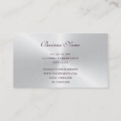 プロフェッショナルさくらんぼブロッサムピンクシルバー 名刺 (裏面)