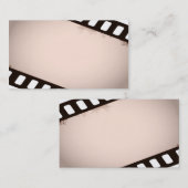 プロフェッショナルしかしユニークな映画事業カード臨時雇用者 名刺 (正面/裏面)