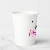 プロフェッショナルでエレガントなモダン ミニマリスト名 紙コップ (右)