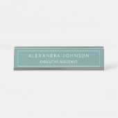 プロフェッショナルとグモダンリーンパステル デスクネームプレート (正面)