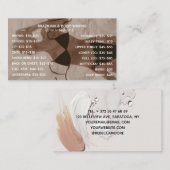 プロフェッショナルとシックforブラジル&体Waxing 名刺 (正面/裏面)