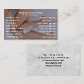 プロフェッショナルとシックforブラジル&体Waxing 名刺 (正面/裏面)