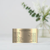 プロフェッショナルとシックforブラジル&体Waxing 名刺 (スタンド正面)