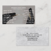 プロフェッショナルとシックforブラジル&体Waxing 名刺 (正面/裏面)