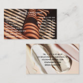 プロフェッショナルとシックforブラジル&体Waxing 名刺 (正面/裏面)