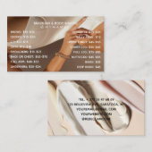 プロフェッショナルとシックforブラジル&体Waxing 名刺 (正面/裏面)