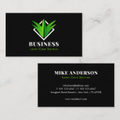 プロフェッショナルと目を引く気に芝広告の 名刺 (正面/裏面)