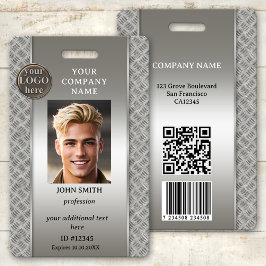 プロフェッショナルなテクノロジー メタル ID バッジ