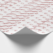 プロフェッショナルな手書きネーム ミニマリスト モダン ラッピングペーパー (角)