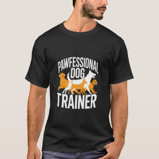 プロフェッショナルな犬のトレーナー Tシャツ