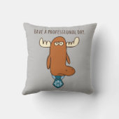 プロフェッショナルな1日を クッション (裏面)