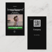 プロフェッショナルのカスタマイズ可能なiPhoneデザイン 名刺 (正面/裏面)