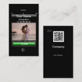 プロフェッショナルのカスタマイズ可能なiPhoneデザイン 名刺 (正面/裏面)