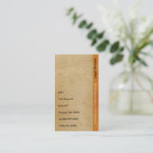 プロフェッショナルのストライプの紙の名刺 名刺 (スタンド正面)