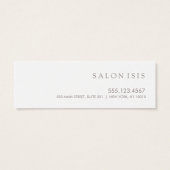 プロフェッショナルのホワイトアポイントメント (裏面)