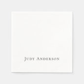 プロフェッショナルのモダンプレイエレガントン スタンダードカクテルナプキン (正面)