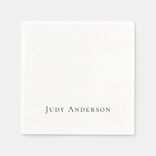 プロフェッショナルのモダンプレイエレガントン スタンダードカクテルナプキン (正面)