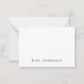 プロフェッショナルのモダンプレイエレガントン ノートカード (正面)