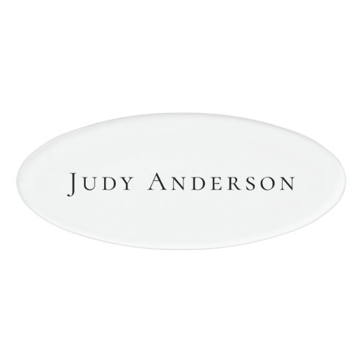 プロフェッショナルのモダンプレイエレガントン 名札 (正面)