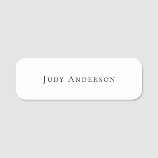 プロフェッショナルのモダンプレイエレガントン 名札 (正面)