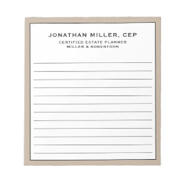 プロフェッショナルのラインナップ会社 ノートパッド