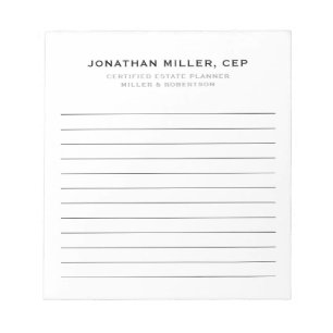 プロフェッショナルのラインナップ会社 ノートパッド