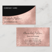 プロフェッショナルのラッシュメイクアップアーティストバラ 名刺 (正面/裏面)