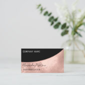 プロフェッショナルのラッシュメイクアップアーティストバラ 名刺 (スタンド正面)