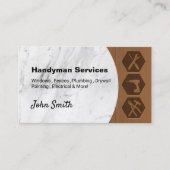 プロフェッショナルのリフォーム修理大理石 名刺 (正面)