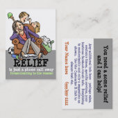 プロフェッショナルの一掃のサービス業promo2 名刺 (正面/裏面)