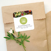 プロフェッショナルの写真またはロゴのプロモーショングリーン スクエアシール