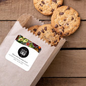 プロフェッショナルの写真またはロゴのプロモーションブラック スクエアシール