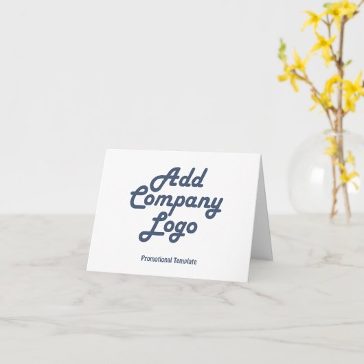 プロフェッショナルの写真カスタムまたは会社のロゴを追加する カード (黄色い花)
