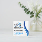 プロフェッショナルの圧力洗浄とパワークリーニング 紹介カード (スタンド正面)