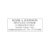 プロフェッショナルの基本情報 セルフインキングスタンプ (デザイン)