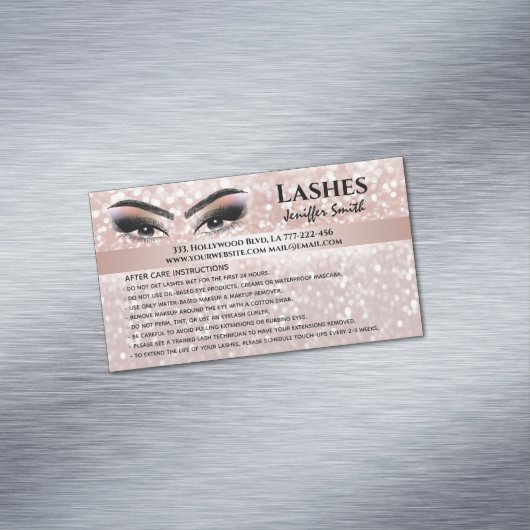 プロフェッショナルの後のシックな輝気にき マグネット名刺 (インサイチュ)