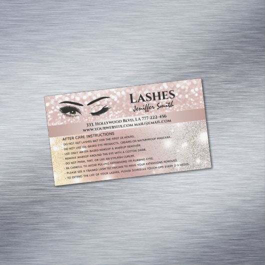 プロフェッショナルの後のシックな輝気にき マグネット名刺 (インサイチュ)