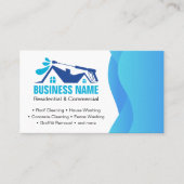 プロフェッショナルの水圧洗浄力洗浄 名刺 (正面)