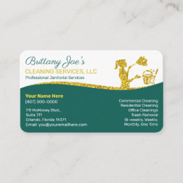 プロフェッショナルの清掃/清掃/清掃業務 名刺