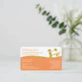 プロフェッショナルの清掃/清掃/清掃業務 名刺 (スタンド正面)